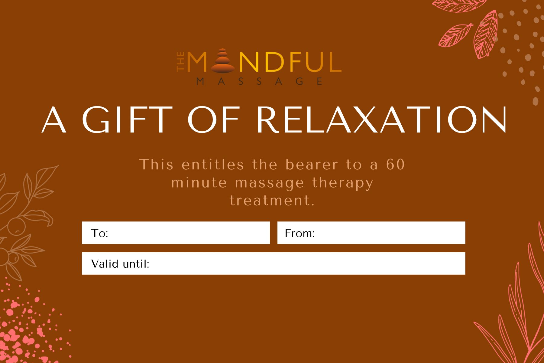 The Mindful Massage Gift Card